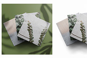 SET of 4 SQUARE COASTERS, a Product Mockup by Moonlight Creative (Thumbnail 2 of 9)