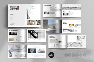 Architecture Portfolio Brochure, a Brochure Template by Spark_Creative