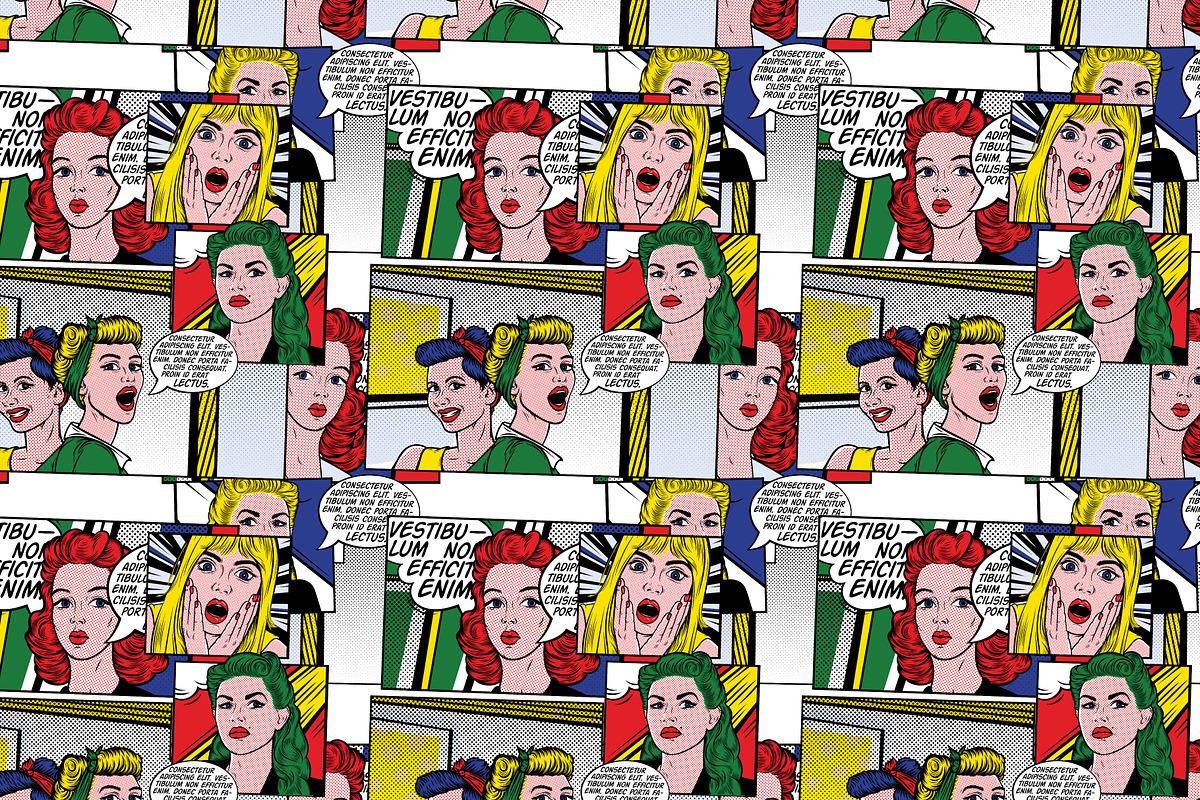 Classic Pop Art Pattern, a Pattern Graphic by verywell (Photo 2 of 2)