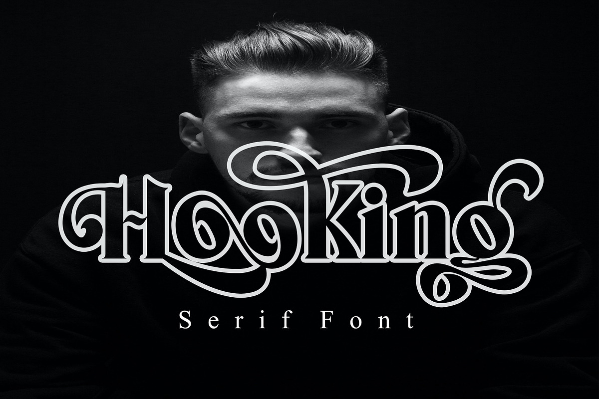 Hooking, a Serif Font by Canden Meutuah (Photo 1 of 10)