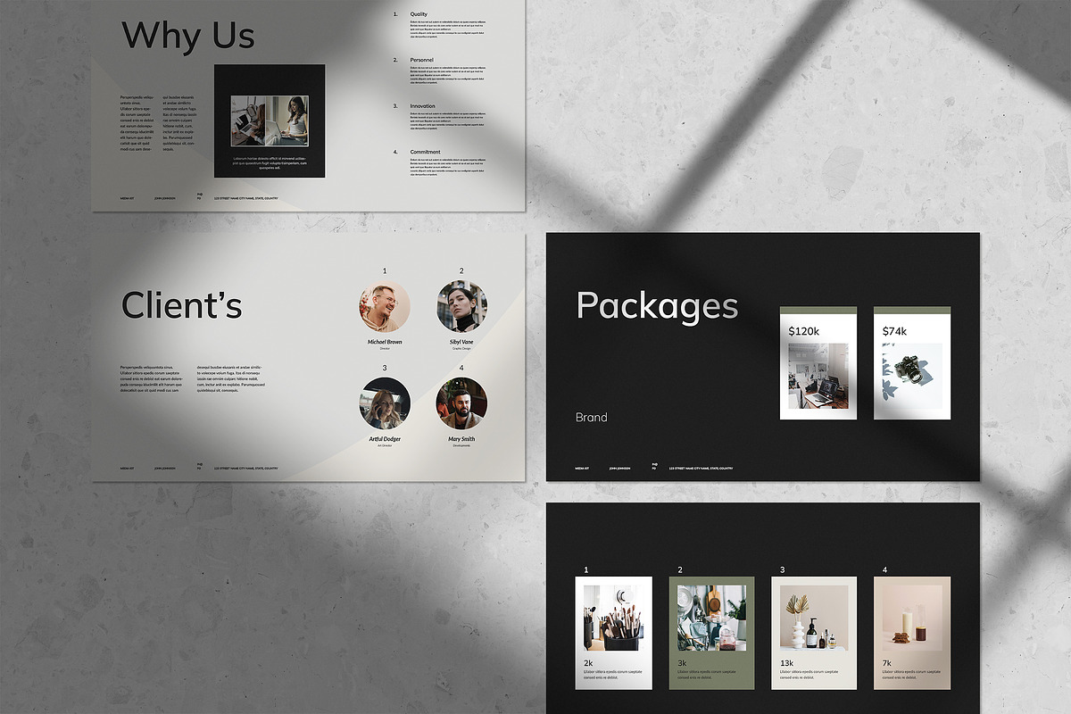 Media Kit Template | CANVA, a Presentation Template by White Graphic (Photo 6 of 8)
