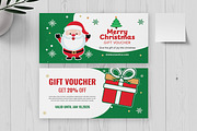 Christmas Gift Voucher Template, a Card Template by MightyDesign (Thumbnail 2 of 6)