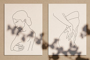 15 Minimalist Woman Line Art, a Decorative Illustration by Miracles Everywhere (Thumbnail 4 of 9)