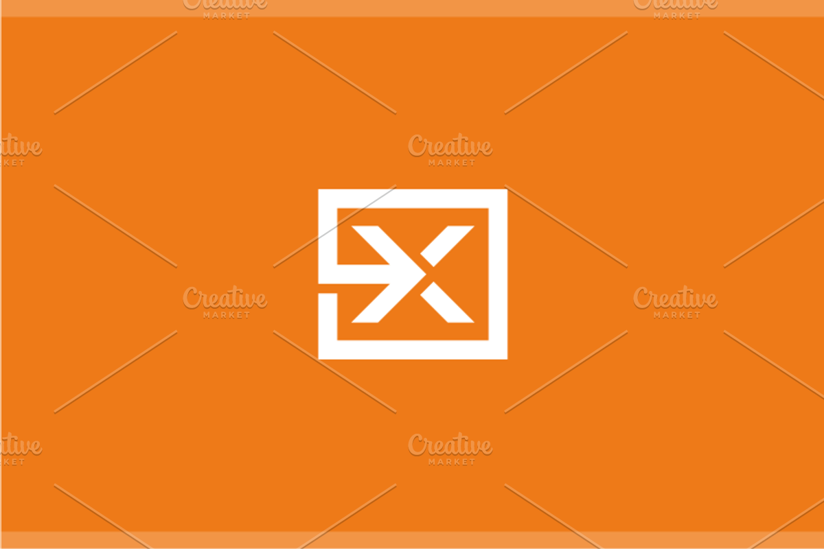 Letter X Square Logo Design, a Branding & Logo Template by yopie