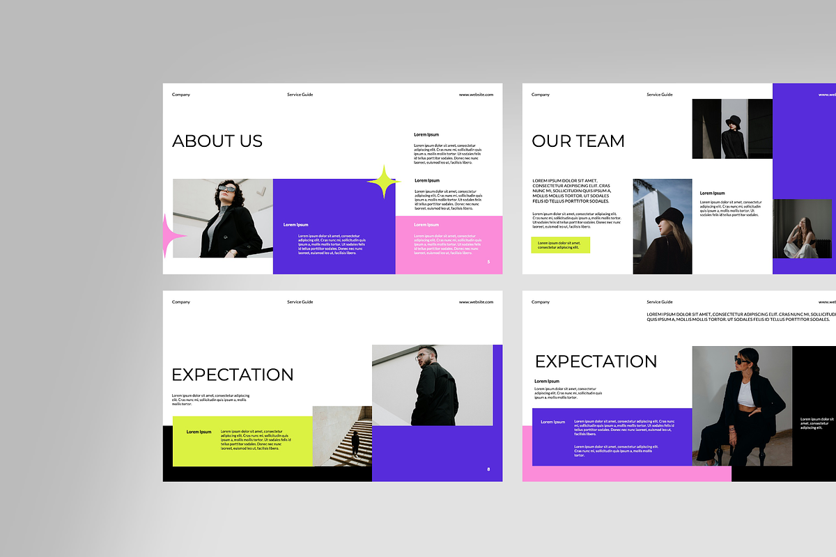 Service Guide Presentation Template preview 6