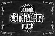 Blackletter brush - Procreate, a Brush Add-On by AspekHndz (Thumbnail 1 of 6)