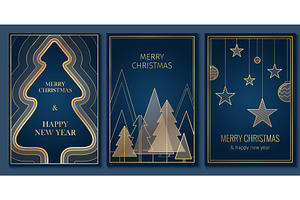 Christmas minimalist card set, an Object Illustration by art PVP - market