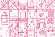Sale retail geometric mosaic pattern, a Finance Illustration by Vector Tradition (Thumbnail 2 of 3)