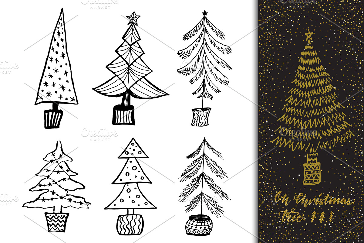 Christmas Procreate Stamp Brushes, a Brush Add-On by OlgaRom (Photo 8 of 16)