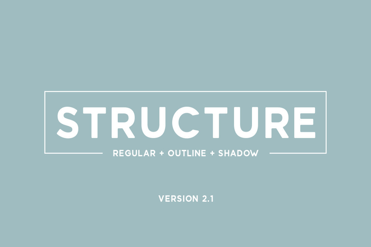 STRUCTURE Sans Serif Font