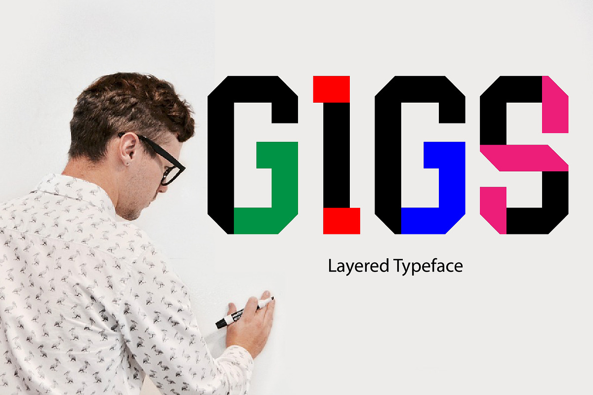 GIGS, a Slab Serif Font by da_only_aan (Photo 2 of 5)