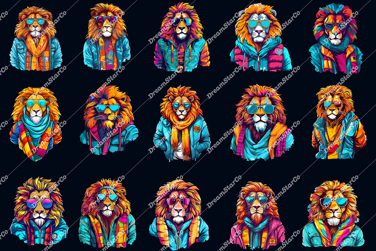fashion lion king, an Object Graphic by DreamerStarCo (Photo 4 of 5)