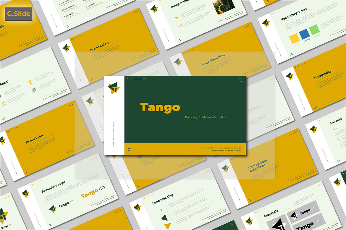 Brand Guidelines Google Slide, a Presentation Template by TemplArt (Photo 1 of 3)