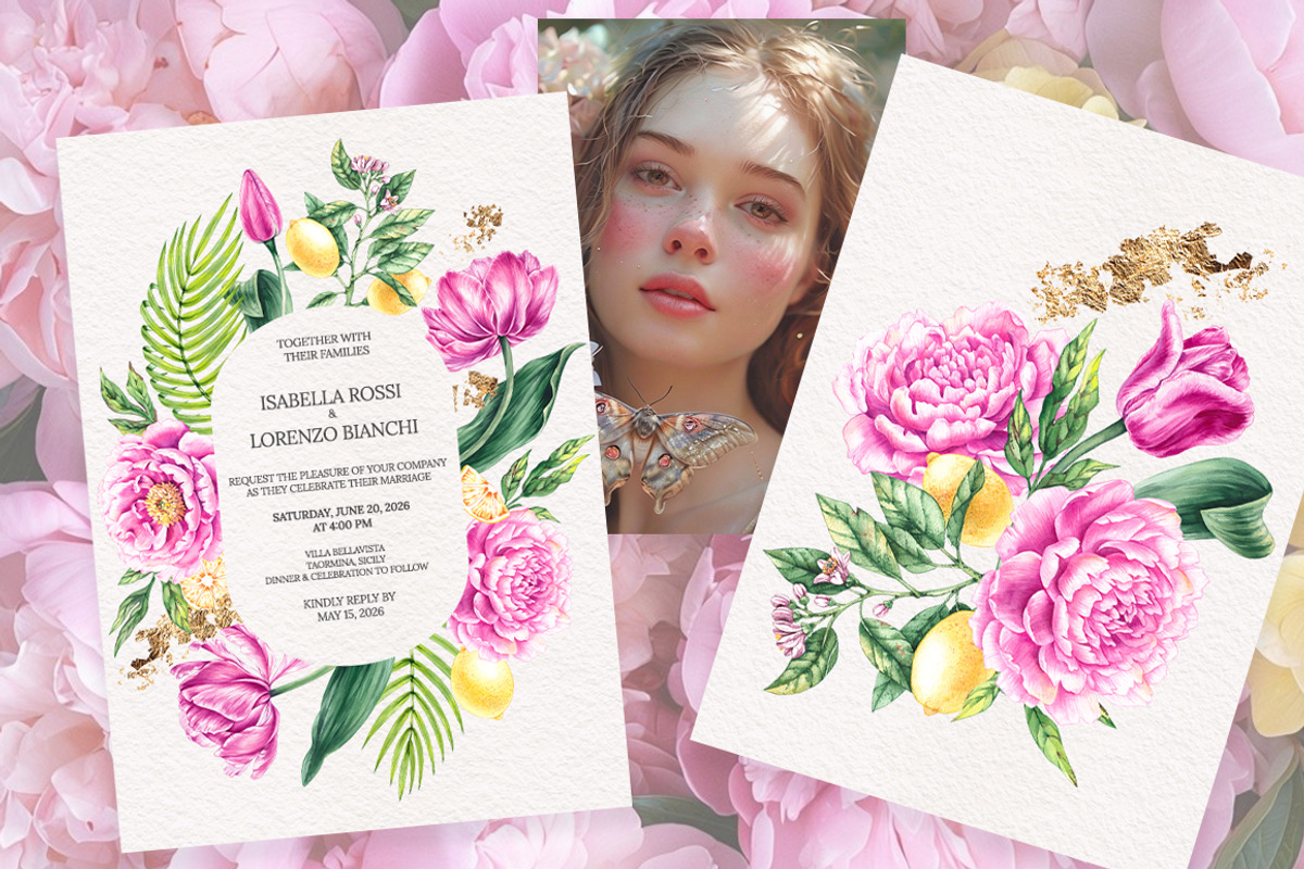 Floral Charm Botanical Watercolor, a Decorative Illustration by SashaKondr (Photo 2 of 16)