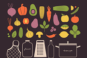 Veganism. Veggies, Fruits & Dishes, a Food Illustration by Renberrry.Store (Thumbnail 15 of 16)