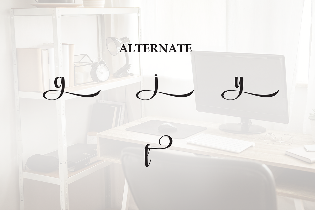Stayhome | Script Font, a Handwritten Font by Scratchones (Photo 8 of 9)