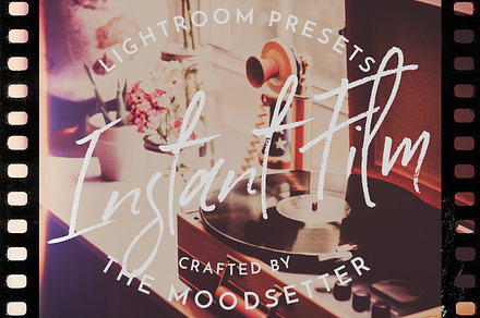 Instant film lightroom presets