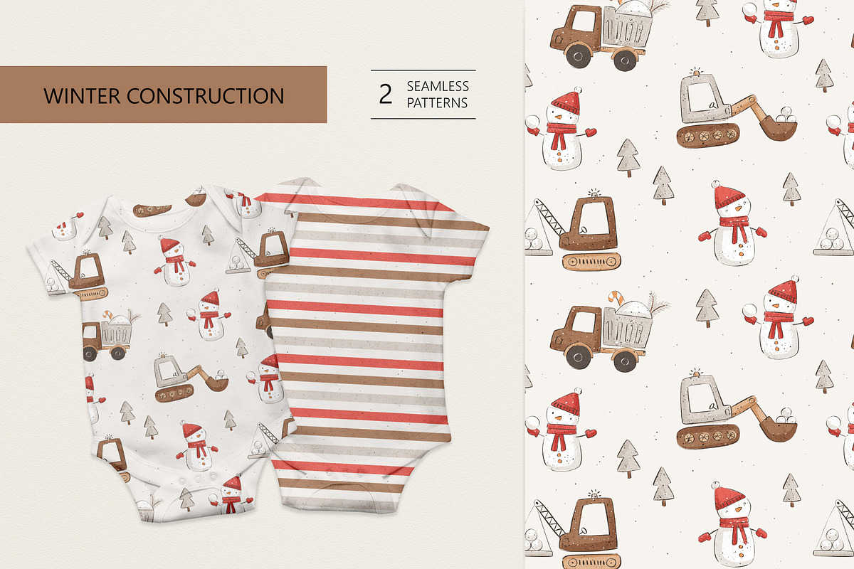 Winter construction, a Pattern Graphic by Olena Kuznietsova (Photo 1 of 9)