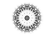 Modern Black and White Mandala Pack, a Decorative Illustration by NJ Himel (Thumbnail 61 of 101)