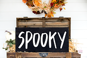 CREAKY STAIRS Scary Halloween Font, a Sans Serif Font by Blush Font Co. (Thumbnail 4 of 6)