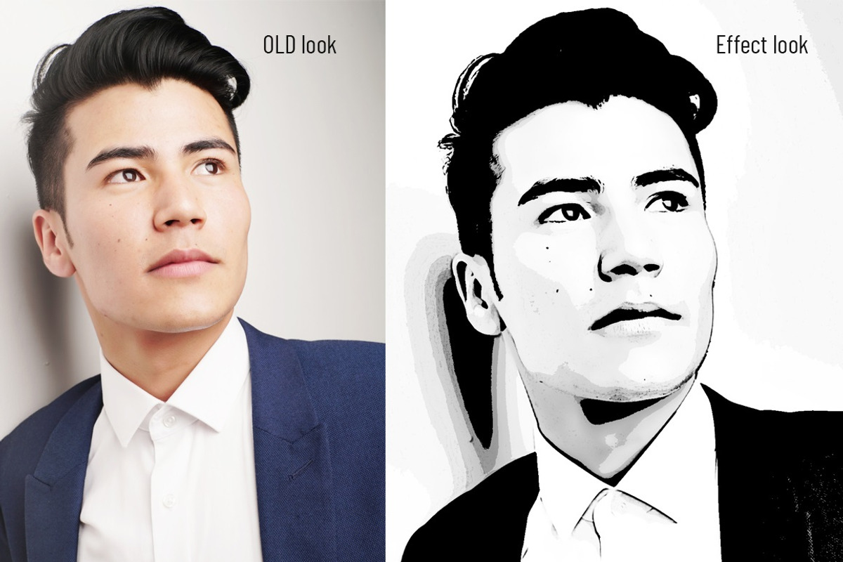 Vector Tracing Photoshop Action, an Action Add-On by MRI STUDIO (Photo 8 of 11)
