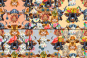 Seamless pattern of watercolor bulls, an Animal Illustration by Watercolor fantasy (Thumbnail 4 of 6)