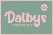 Dalbys, a Sans Serif Font by sabrcreative (Thumbnail 1 of 13)