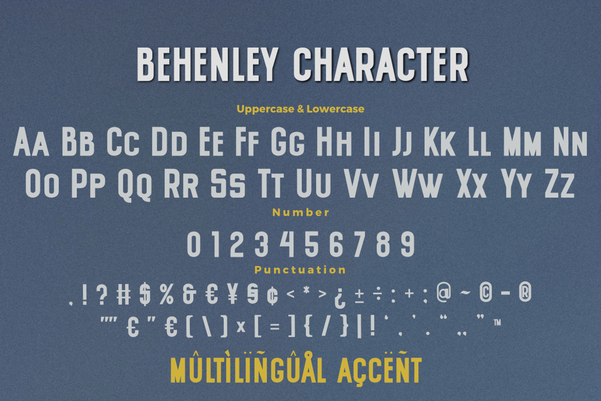 Behenley – Condensed Sans Serif Font, a Sans Serif Font by Bayuktx (Photo 9 of 9)