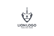 Lion Sword Logo, a Branding & Logo Template by GenesisCreativeCo (Thumbnail 1 of 2)