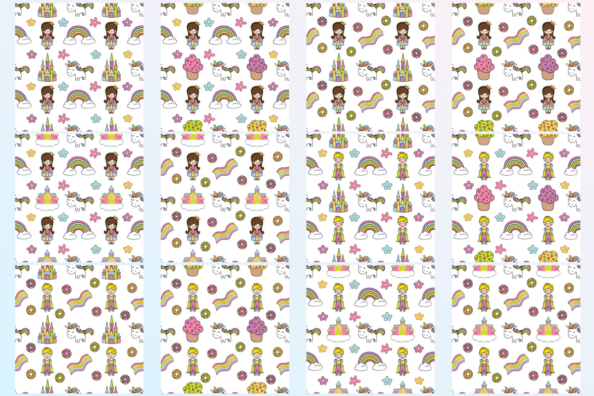 Unicorn 1 - elements and patterns, an Animal Illustration by My Sweet Dreams (Photo 6 of 13)