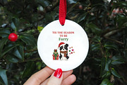 Christmas Dog Collie Hand Drawn PNG, an Illustration by DreamArtGraphic (Thumbnail 2 of 6)