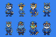 Wildlife Police Mascot Illustration, an Illustration by Riswan Ratta (Thumbnail 3 of 6)