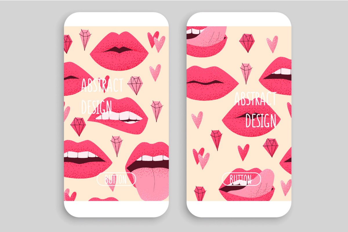 Lips vector set, a Graphic by Cute art (Photo 7 of 8)