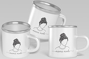 Mama Mode Mom Life Shirt Design svg, a Person Illustration by Ghagra (Thumbnail 3 of 7)