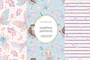 Fairies & Butterflies Digital Papers, a Pattern Graphic by Masha  Studio (Thumbnail 8 of 10)