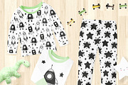 51 kids patterns, for boys & girls!, a Pattern Graphic by Inna Moreva (Thumbnail 8 of 9)