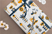 Folk Art Seamless Collection, a Background Graphic by Petite Lily (Thumbnail 6 of 8)