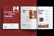 Services and Pricing Guide Template, a Brochure Template by NorthPeak (Thumbnail 4 of 12)