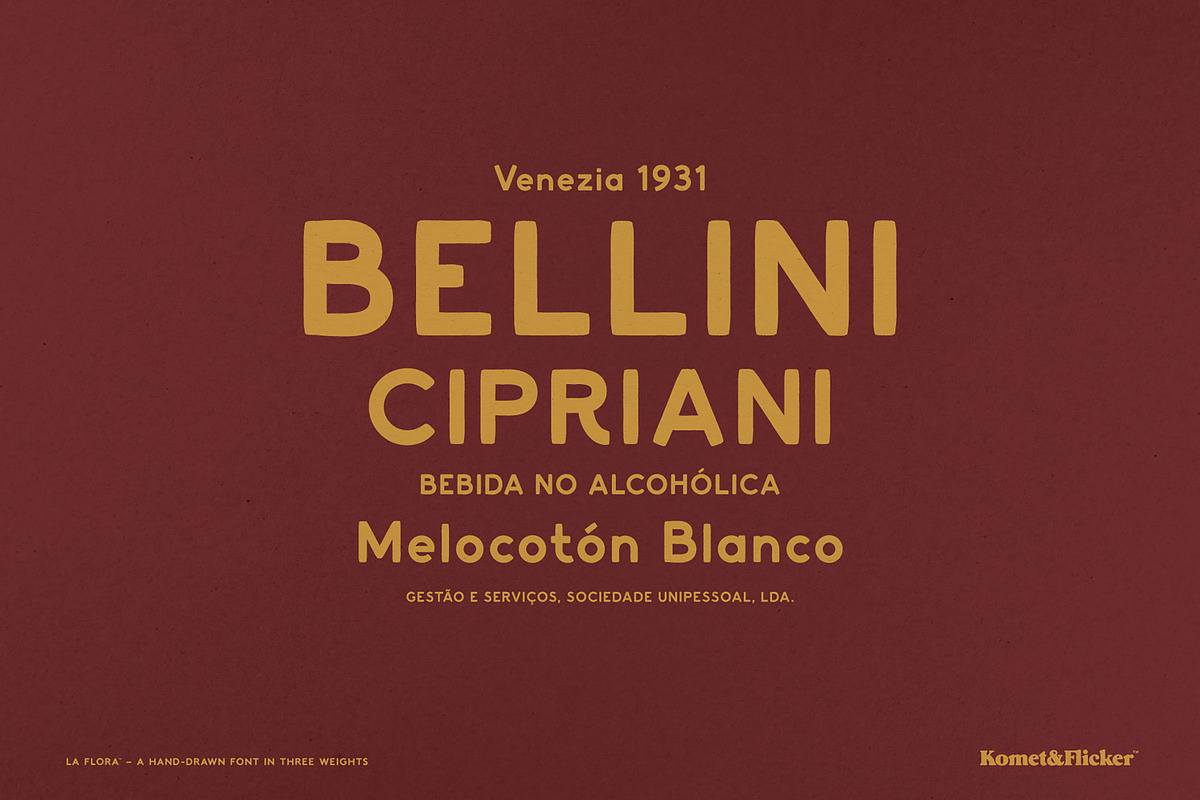 La Flora, a Sans Serif Font by Komet & Flicker (Photo 10 of 15)