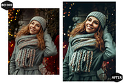 12 Festive Xmas Photoshop Actions, an Action Add-On by Hue Palettte Studio (Thumbnail 6 of 8)