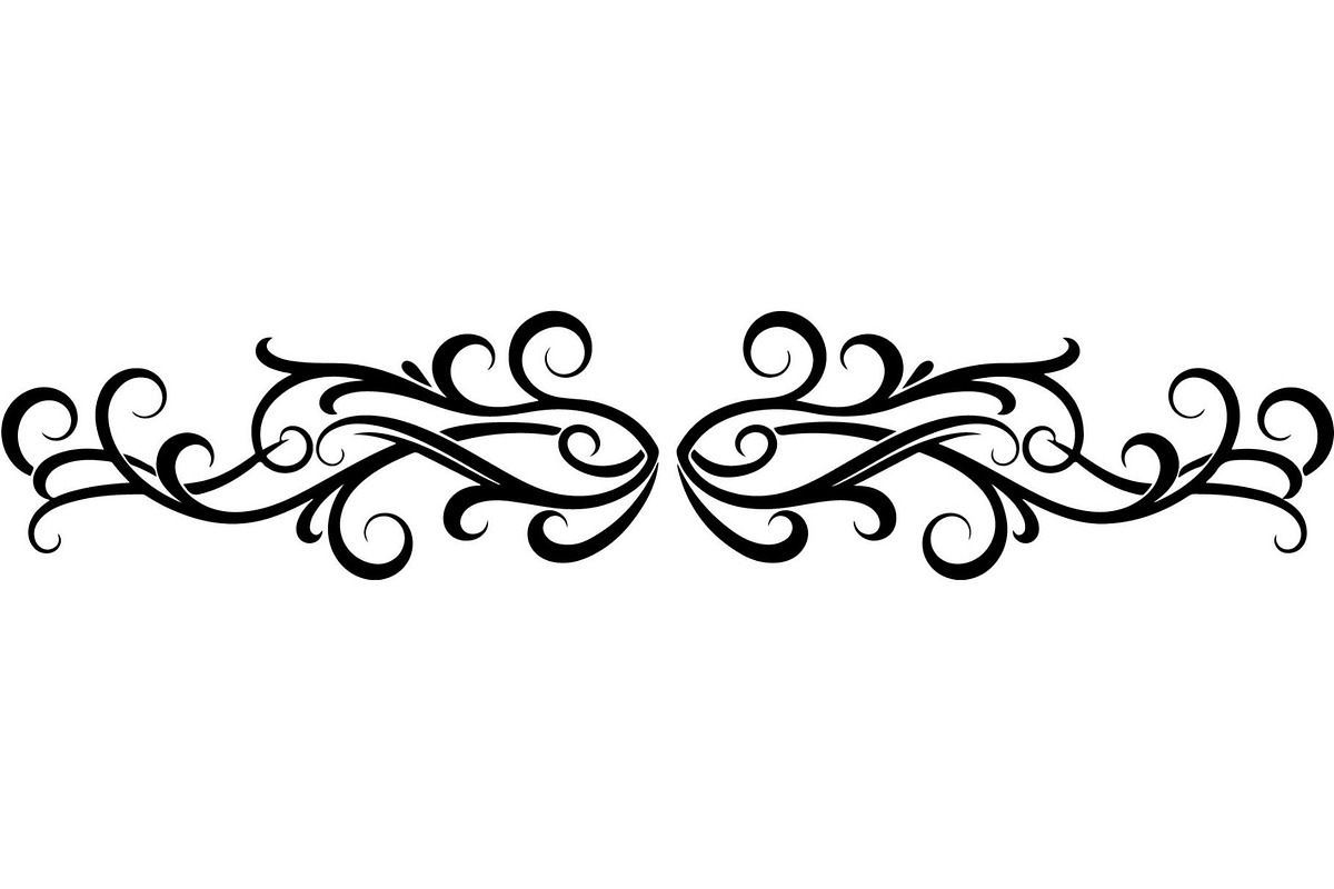 Vintage Scrollwork Divider Designs, an Object Graphic by Designer_Momina (Photo 5 of 5)