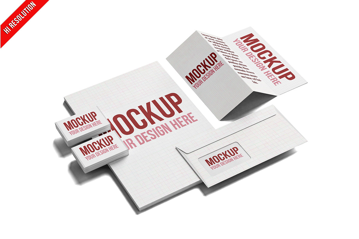 Brand Identity Perspective View PSD, a Product Mockup by Bruno's Shop (Photo 1 of 3)