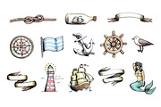 Nautical Illustrations, an Illustration by Go Rogue (Thumbnail 2 of 2)