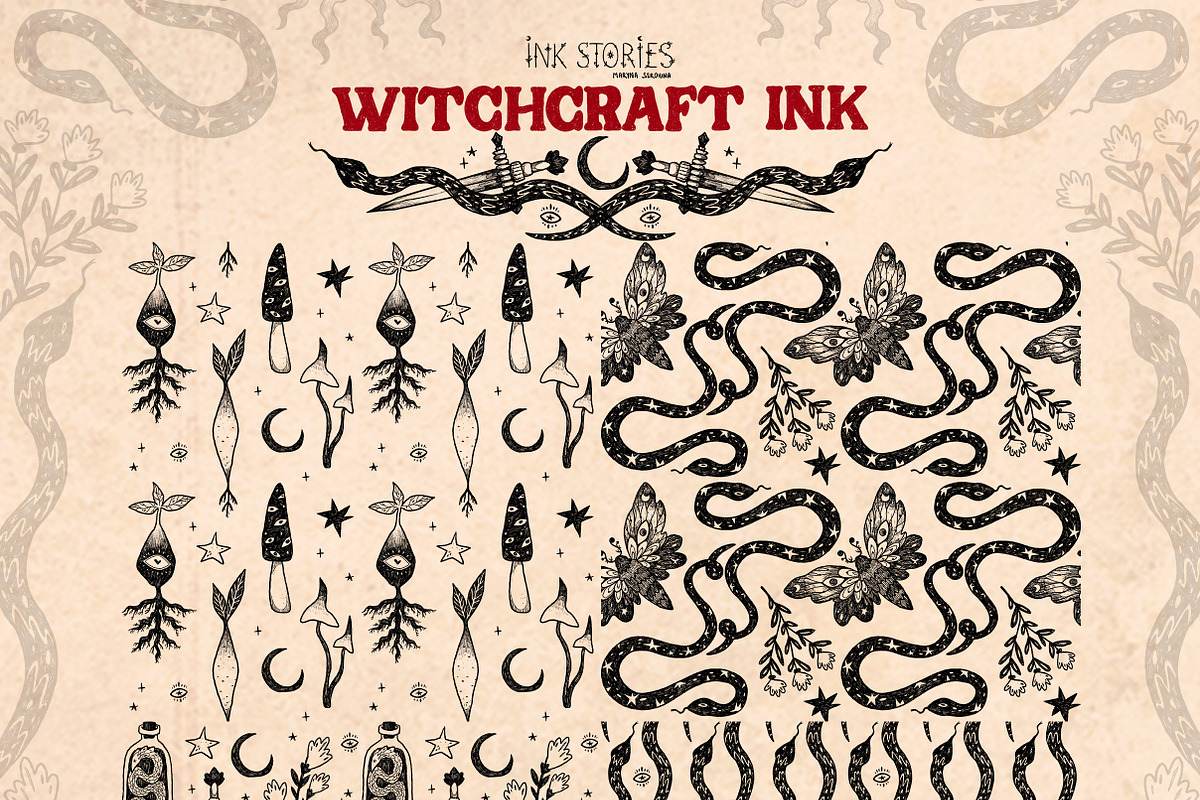 Witchcraft Ink, a Decorative Illustration by Ink Stories (Photo 5 of 6)