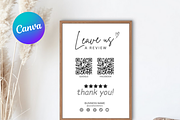 Ask For Review QR Code Sign Template, a Card Template by Climbwithelevator (Thumbnail 4 of 9)