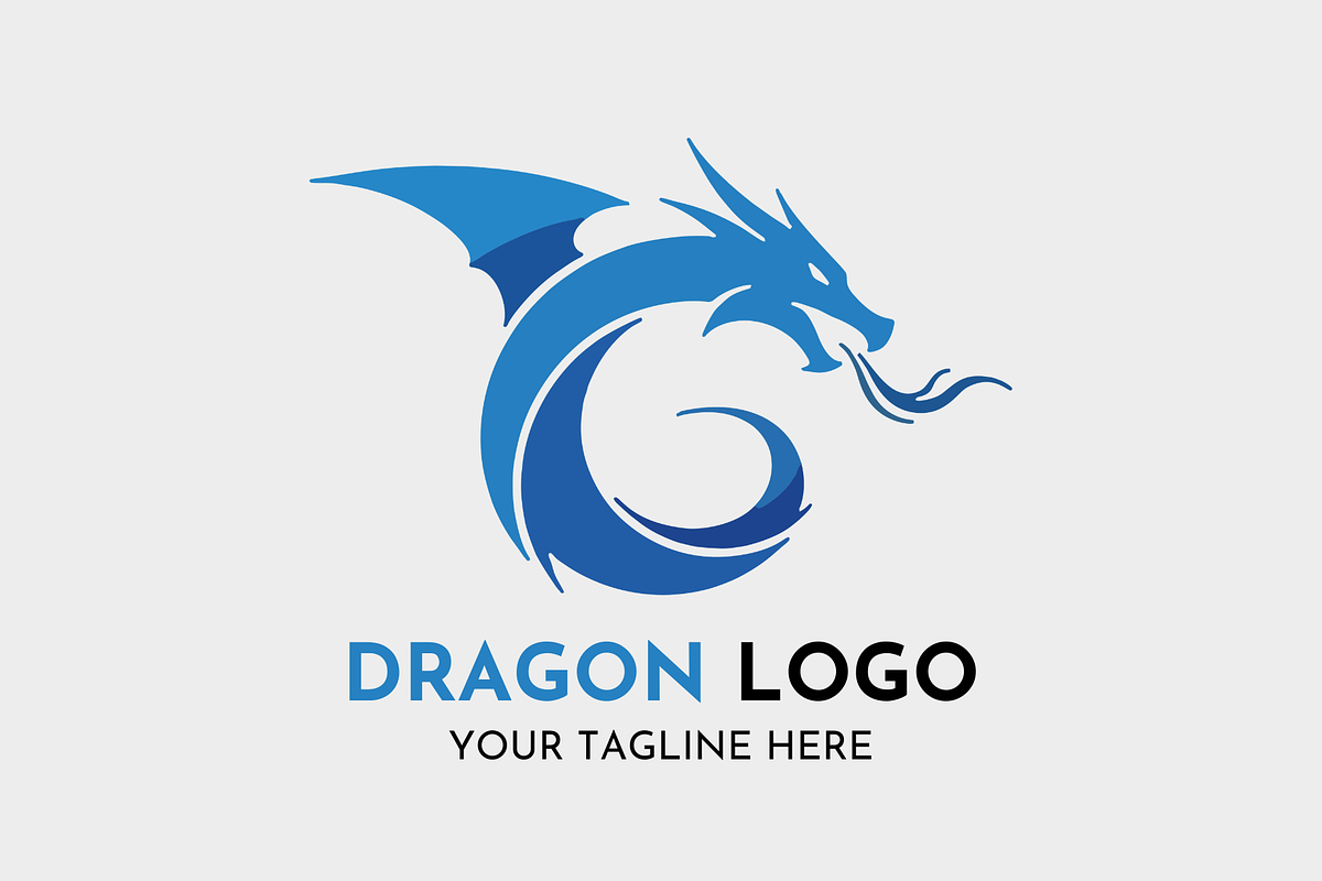 Dragon Powerful Emblem Logo Design, a Branding & Logo Template by Megafox Studio (Photo 2 of 2)