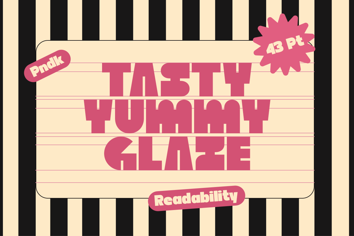 Gimro - Bold Geometric Cafe Font, a Sans Serif Font by Pandeka Studio (Photo 7 of 9)