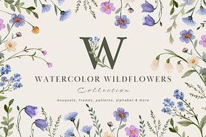Watercolor Wildflowers Collection