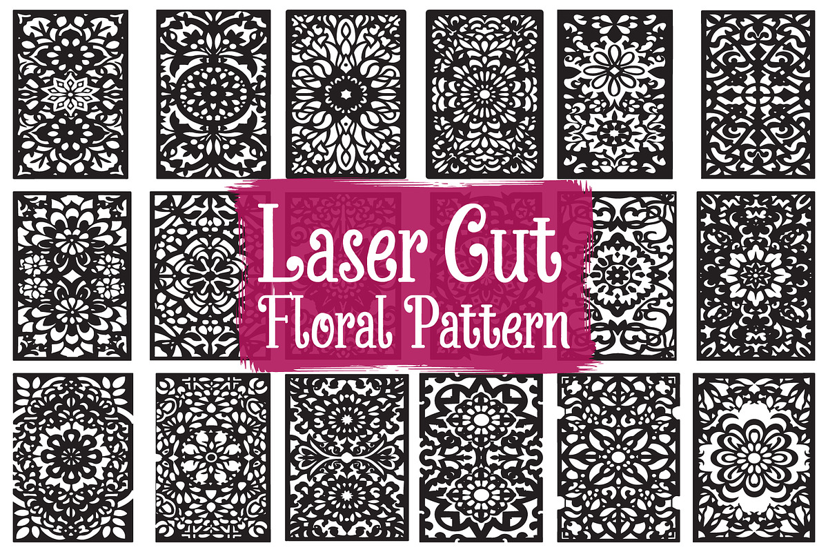 Ornamental Flower Laser Cut, an Illustration by Designs_River