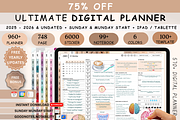 All-in-One Planner 2025 Dated Undate, a Templates & Theme by Plamarplanners (Thumbnail 1 of 10)
